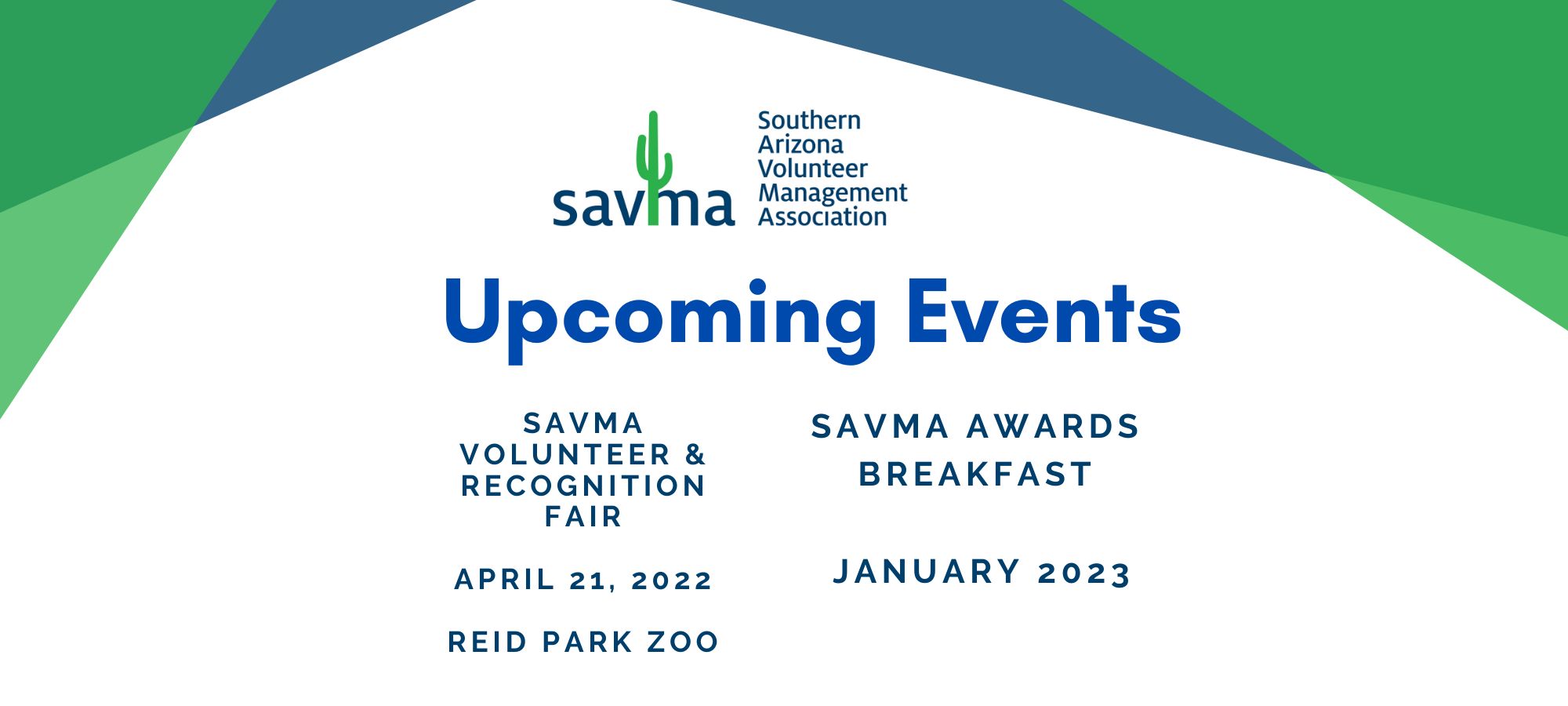 SAVMA Awards and Volunteer Fair 2022 and 2023