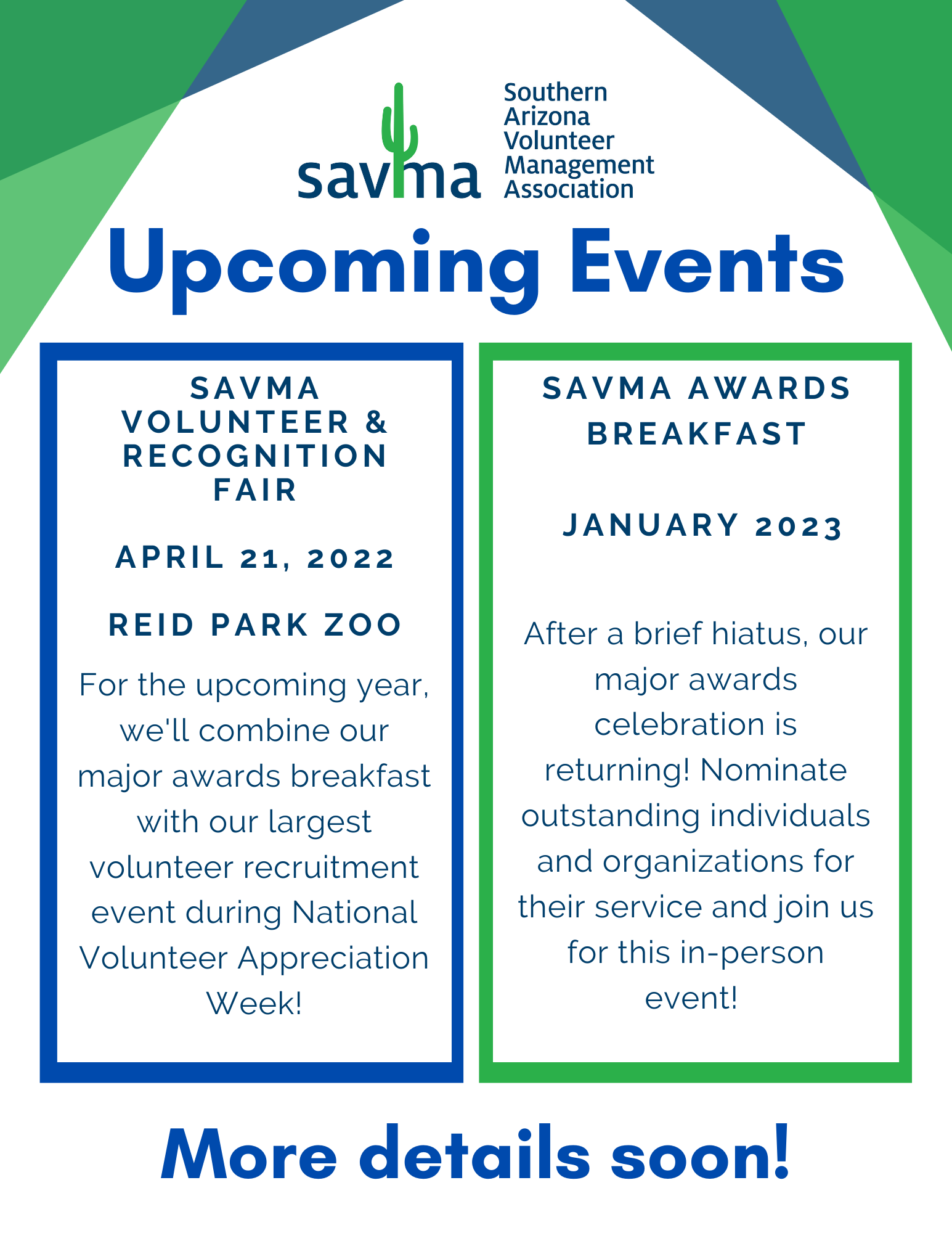 SAVMA Awards Upcoming 