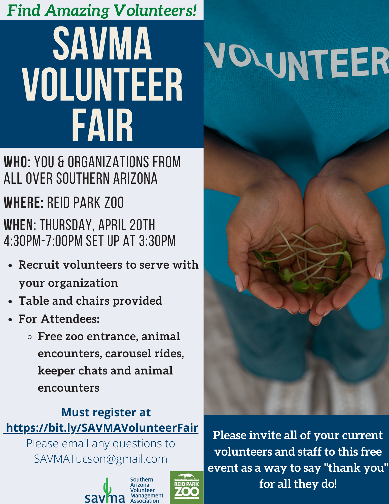 SAVMA volunteer fair 2023