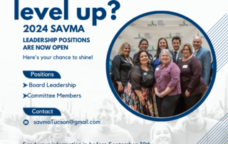 Level up your leadership! SAVMA leadership positions are open for 2024