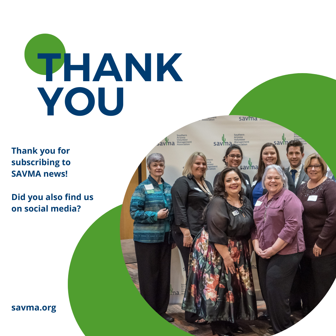 Thank you for subscribing to SAVMA news