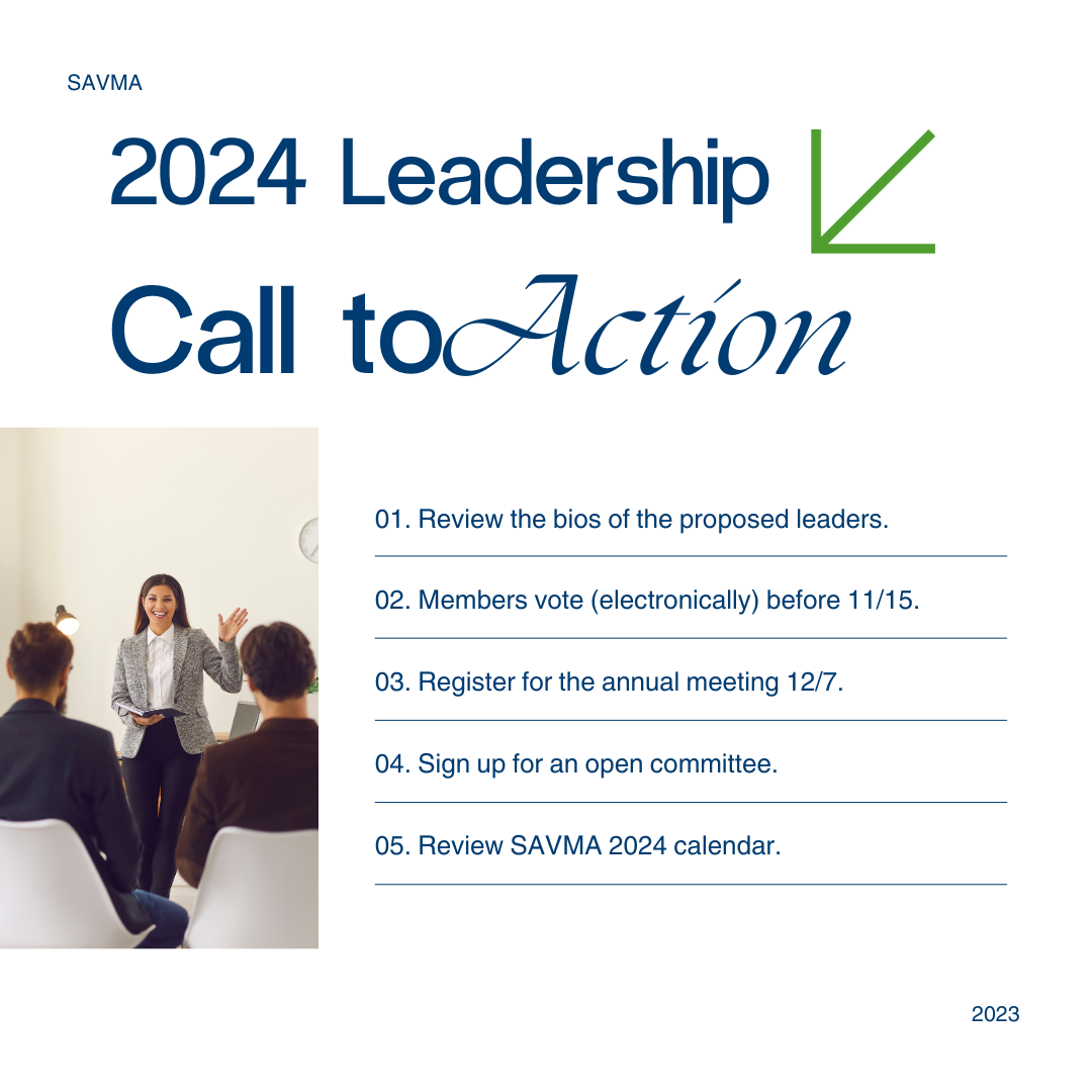 2024 Proposed SAVMA Leadership