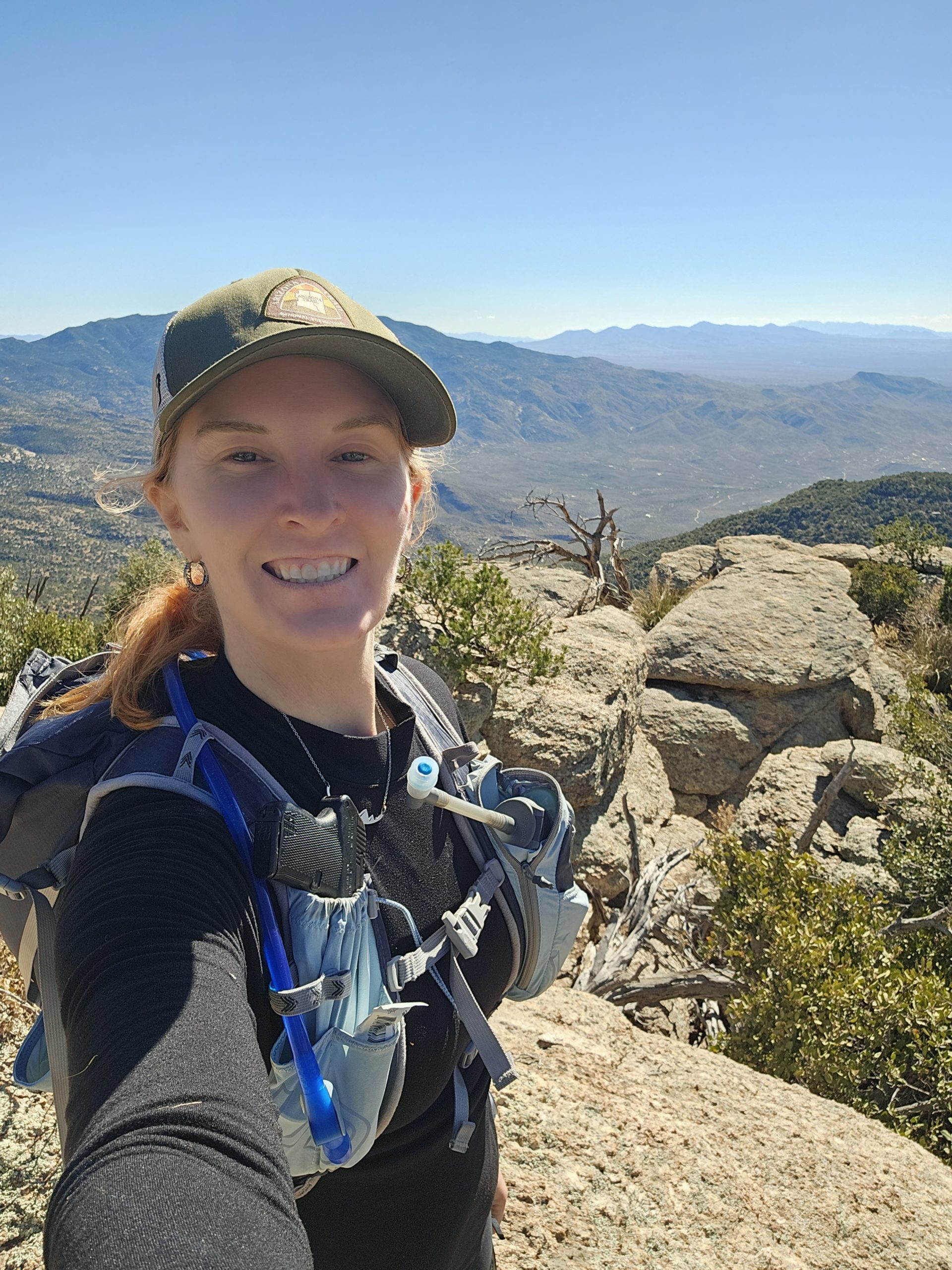 Introducing AmeriCorps Member Lillian hiking in the Gila Wilderness, AZ