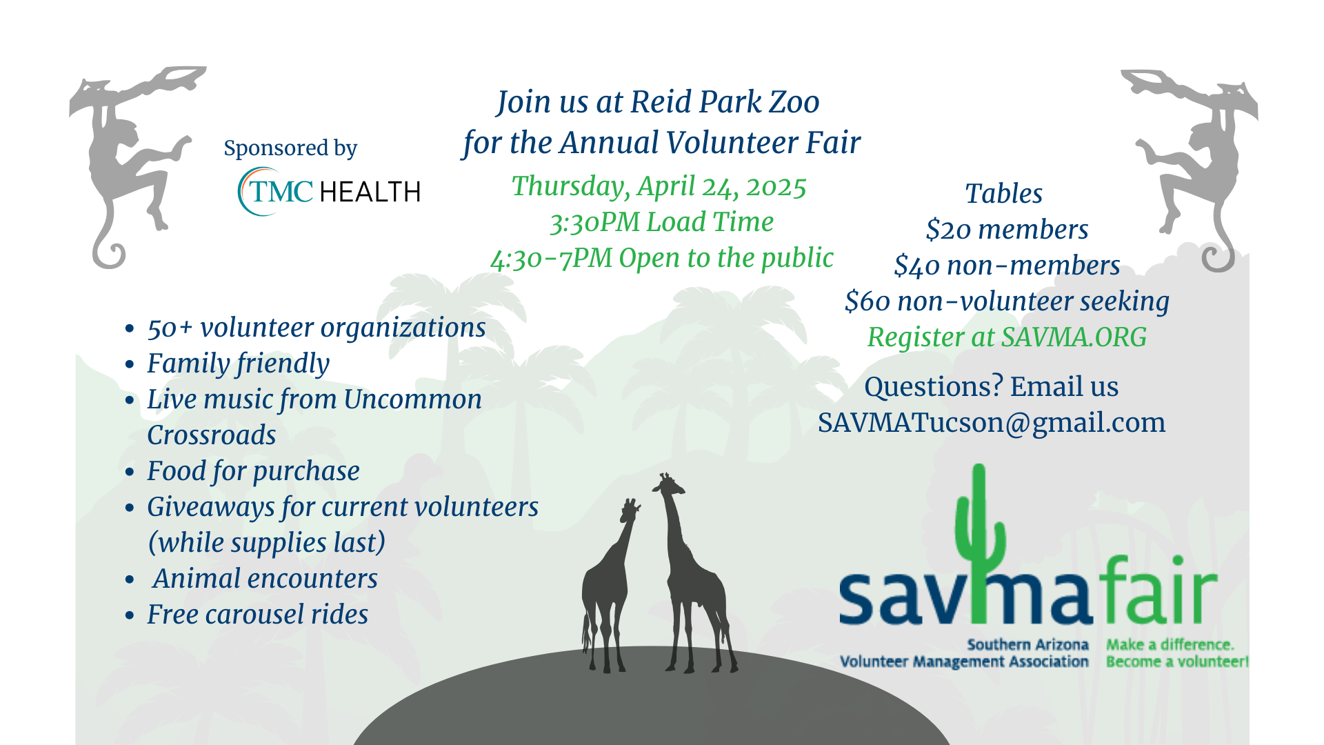 SAVMA Volunteer Fair 2025 Event Cover