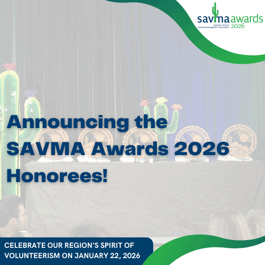 Cactus decorations and volunteer awards