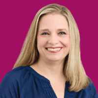 Keynote speaker Brenda Meller smiling